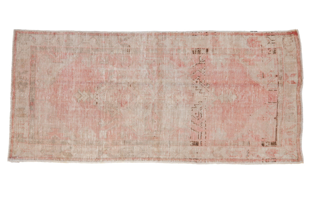 2.5x5.5 Vintage Distressed Oushak Rug Runner