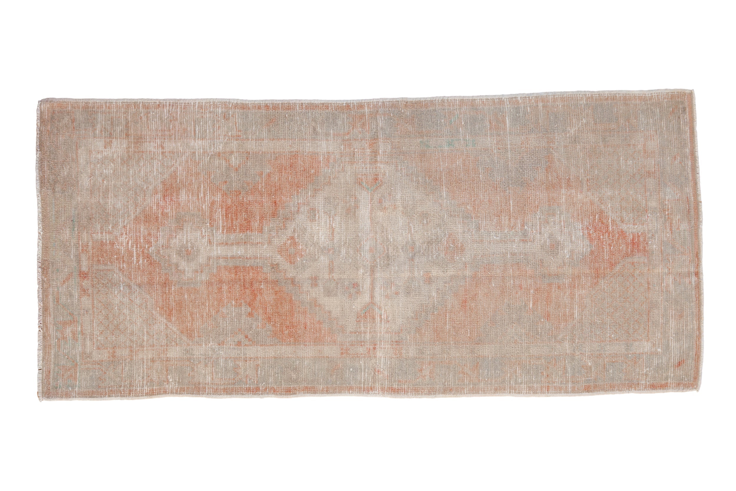 2.5x5.5 Vintage Distressed Oushak Rug Runner