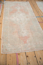 2.5x5.5 Vintage Distressed Oushak Rug Runner