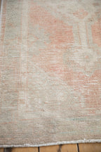 2.5x5.5 Vintage Distressed Oushak Rug Runner