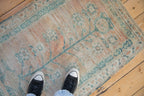2.5x3.5 Vintage Distressed Oushak Rug