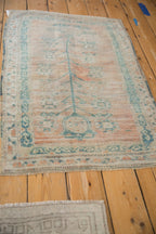 2.5x3.5 Vintage Distressed Oushak Rug