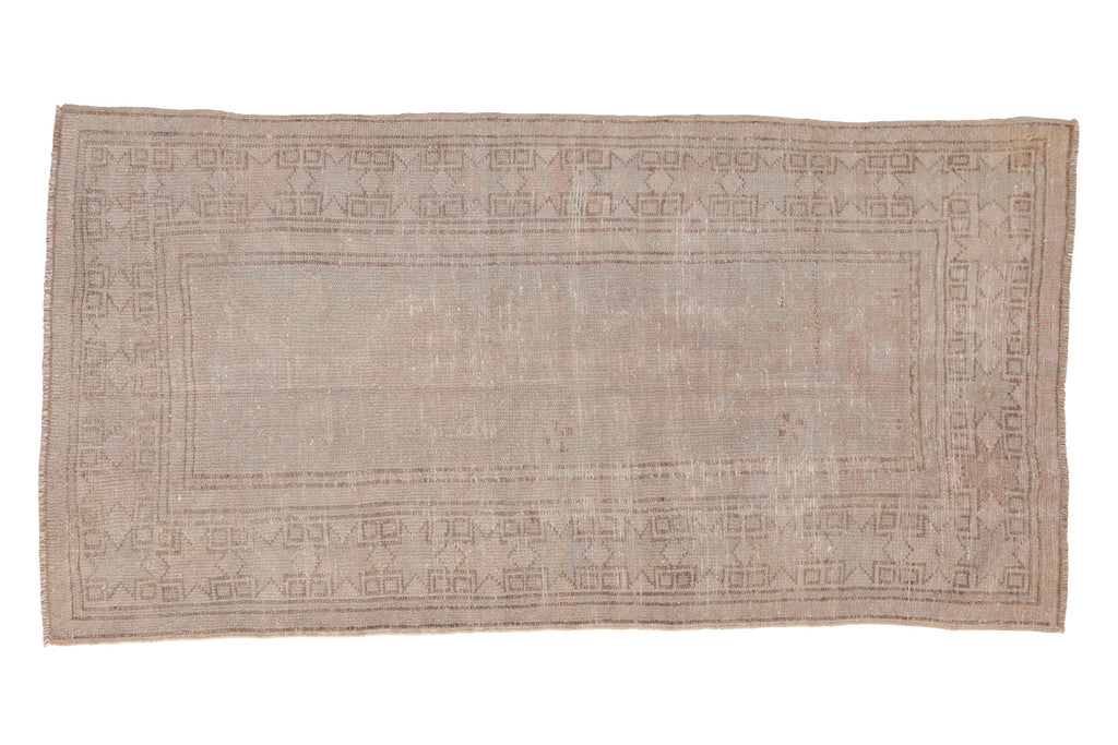 3x5.5 Vintage Distressed Oushak Rug