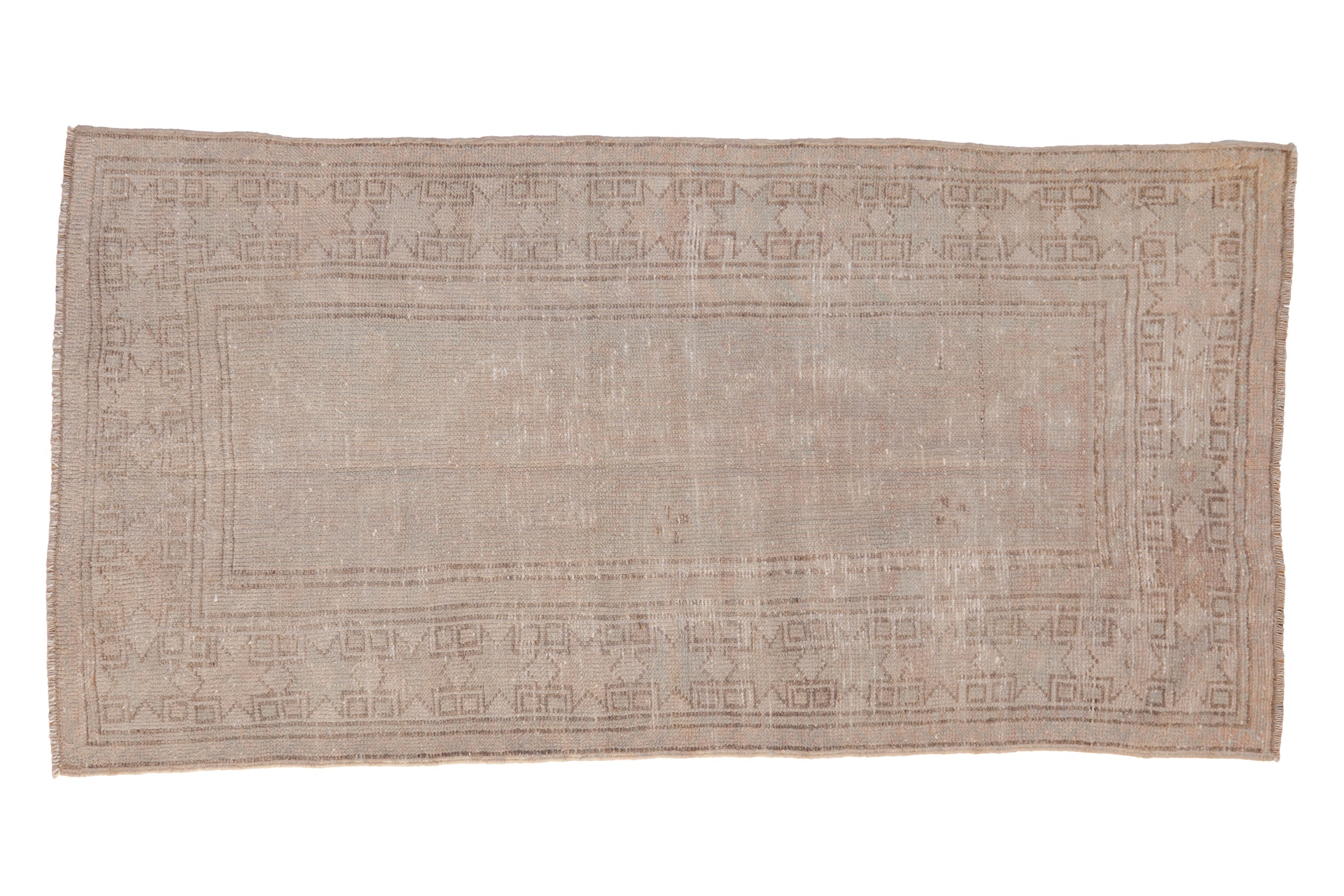 3x5.5 Vintage Distressed Oushak Rug