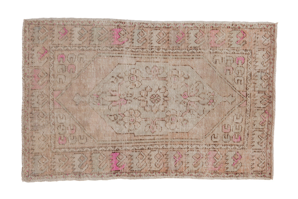 3x4.5 Vintage Distressed Oushak Rug