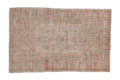 3x4.5 Vintage Distressed Oushak Rug
