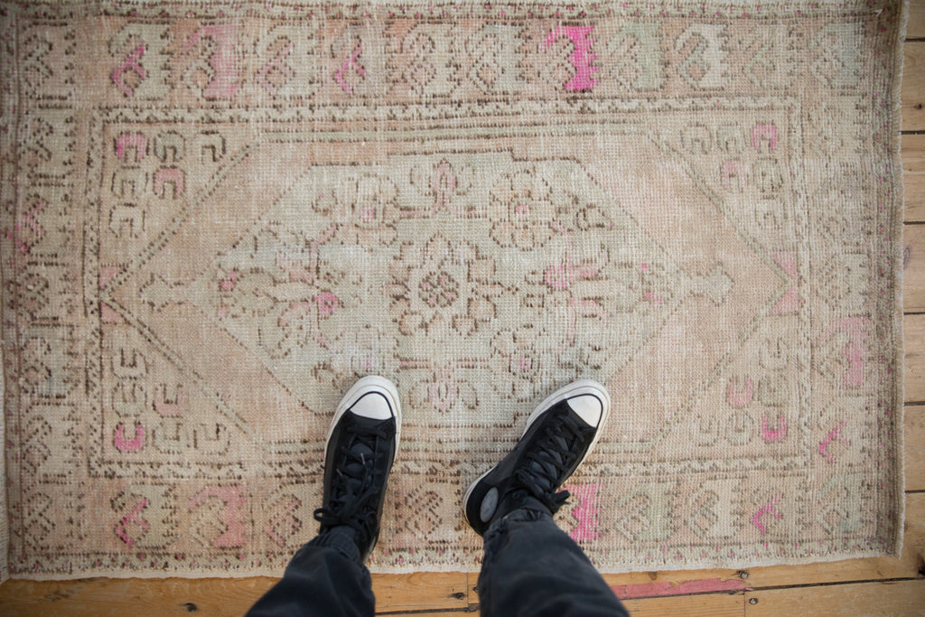 3x4.5 Vintage Distressed Oushak Rug