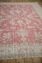 7x10.5 Vintage Distressed Oushak Carpet
