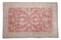 7x10.5 Vintage Distressed Oushak Carpet