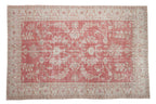 7x10.5 Vintage Distressed Oushak Carpet
