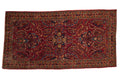2.5x5 Vintage Sarouk Rug Runner
