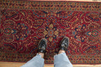 2.5x5 Vintage Sarouk Rug Runner