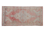2.5x5 Vintage Distressed Oushak Rug Runner