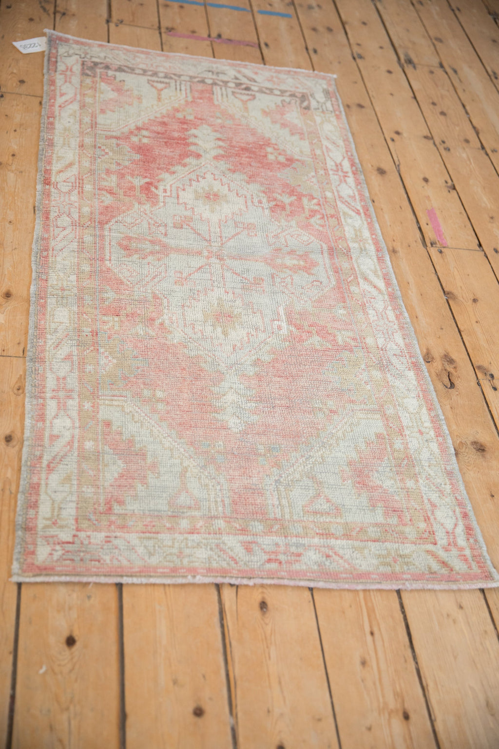 2.5x5 Vintage Distressed Oushak Rug Runner