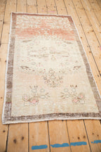 2.5x5 Vintage Distressed Oushak Rug Runner