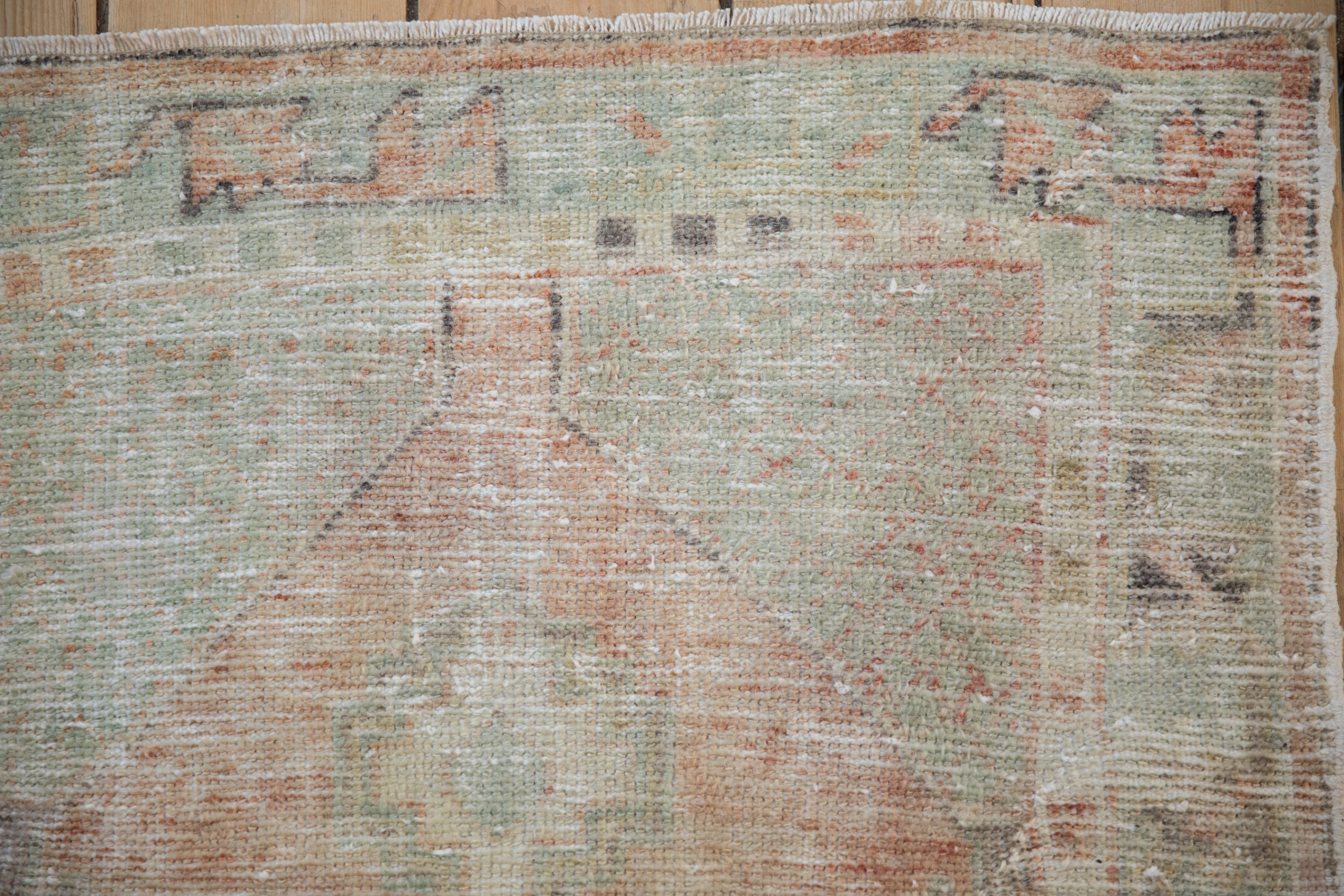 2.5x5 Vintage Distressed Oushak Rug Runner