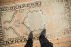 3x5.5 Vintage Distressed Oushak Rug
