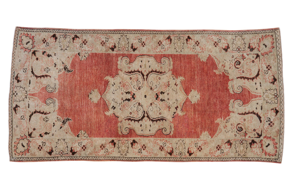 3x6 Vintage Distressed Oushak Rug Runner