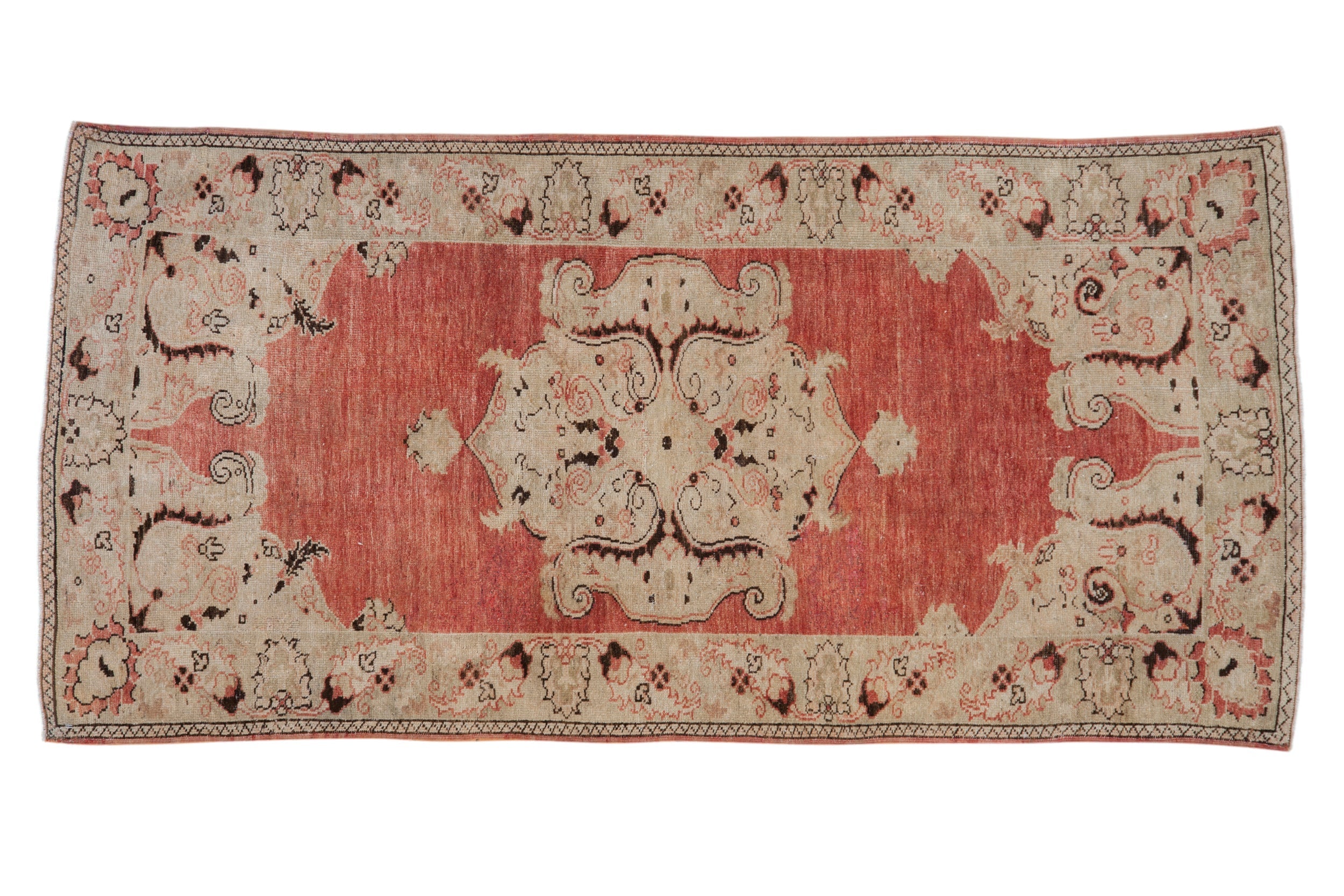 3x6 Vintage Distressed Oushak Rug Runner
