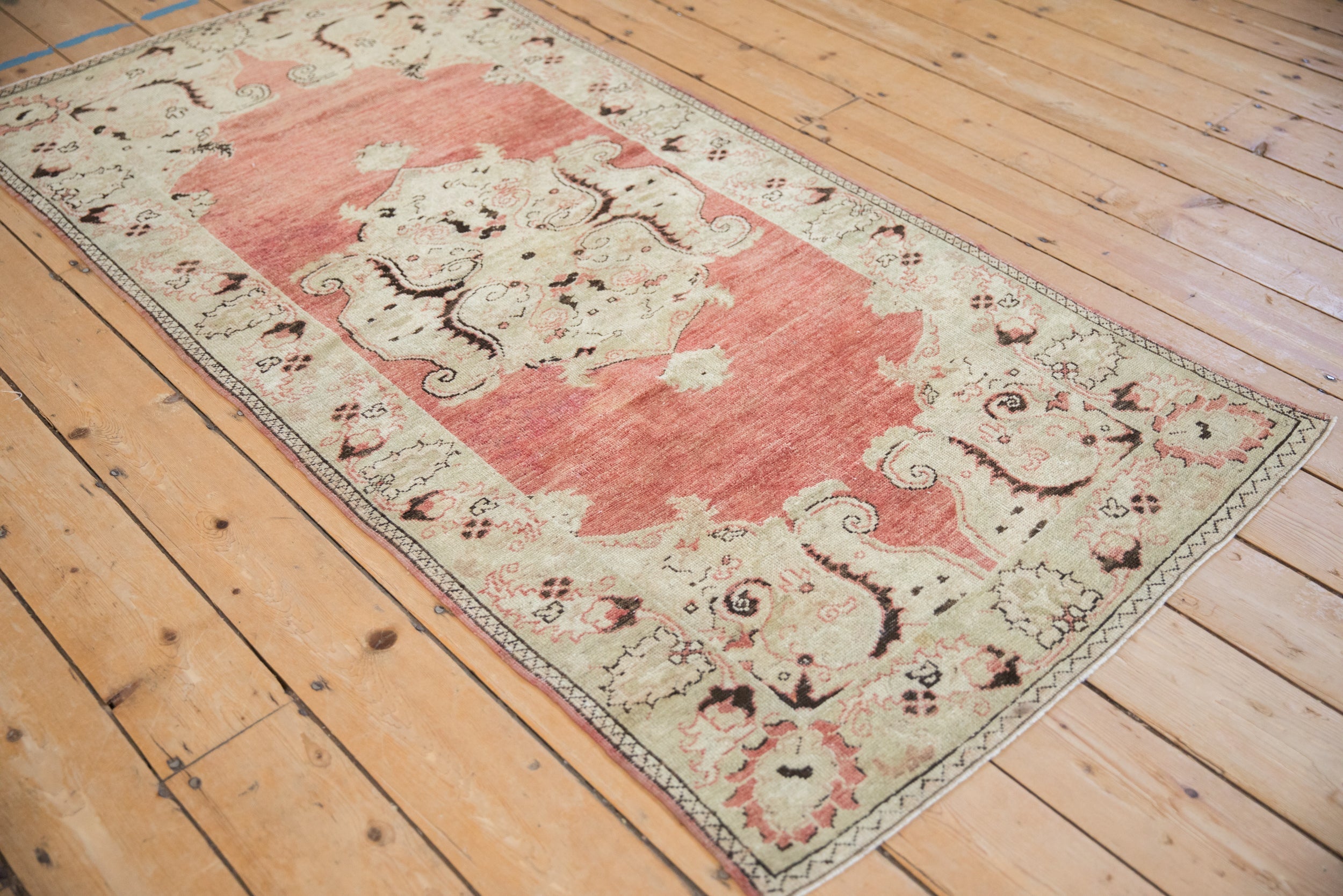 3x6 Vintage Distressed Oushak Rug Runner