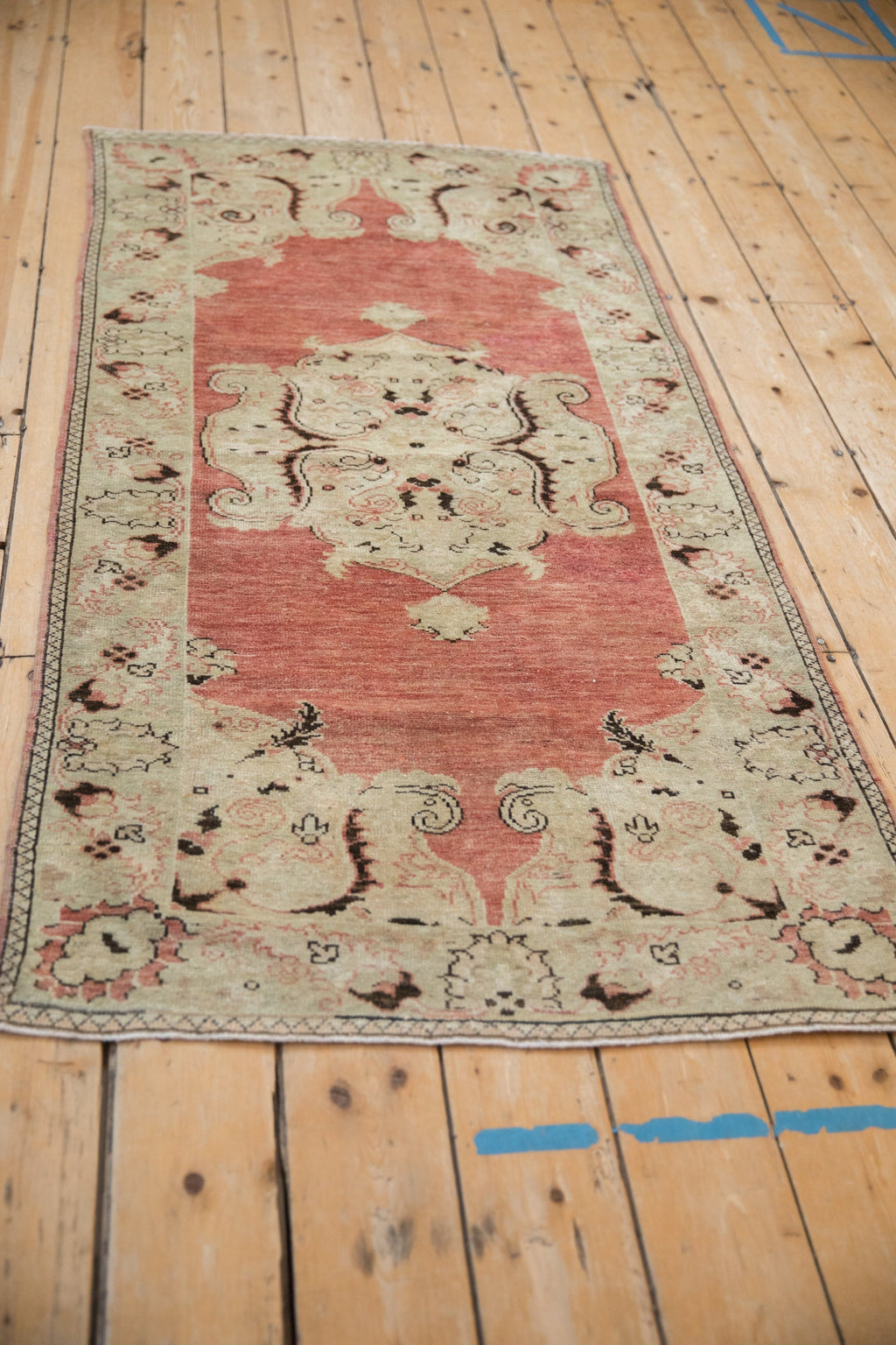 3x6 Vintage Distressed Oushak Rug Runner