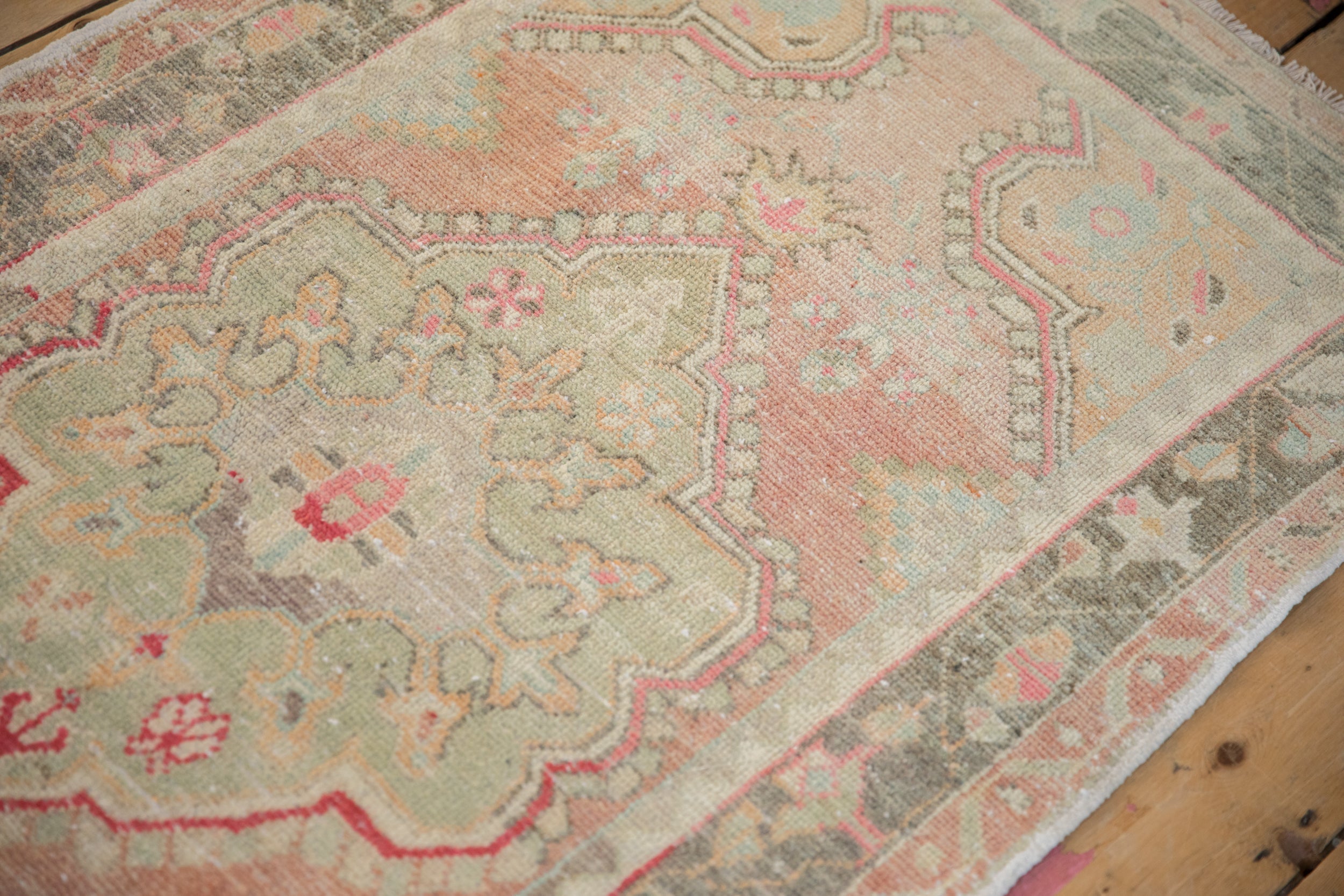 3x5 Vintage Distressed Oushak Rug