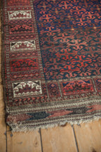 3x4.5 Antique Belouch Rug
