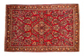 4x6.5 Vintage German Sarouk Rug