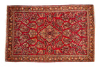 4x6.5 Vintage German Sarouk Rug