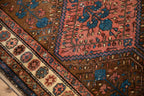 3.5x6.5 Vintage Kurdish Hamadan Rug