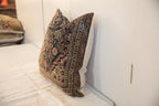 XL Vintage Rug Fragment Pillow 24x24