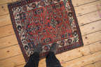 2.5x3 Vintage Malayer Square Rug