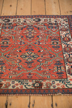 2.5x3 Vintage Malayer Square Rug