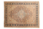 4x6 Fine Antique Tabriz Area Rug