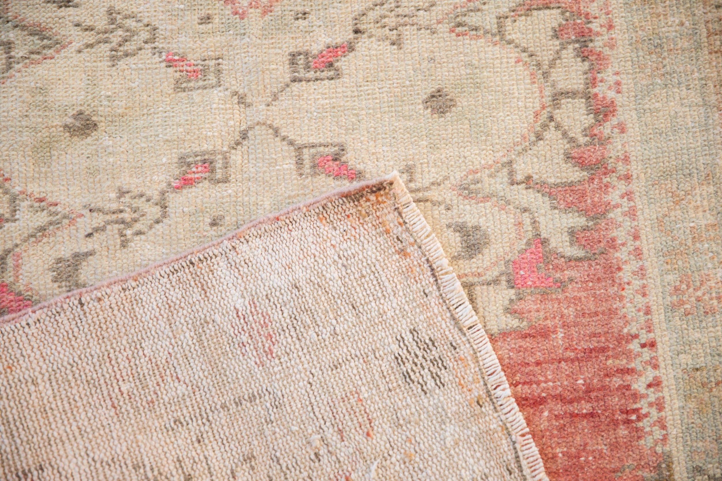2.5x5 Vintage Distressed Oushak Rug Runner