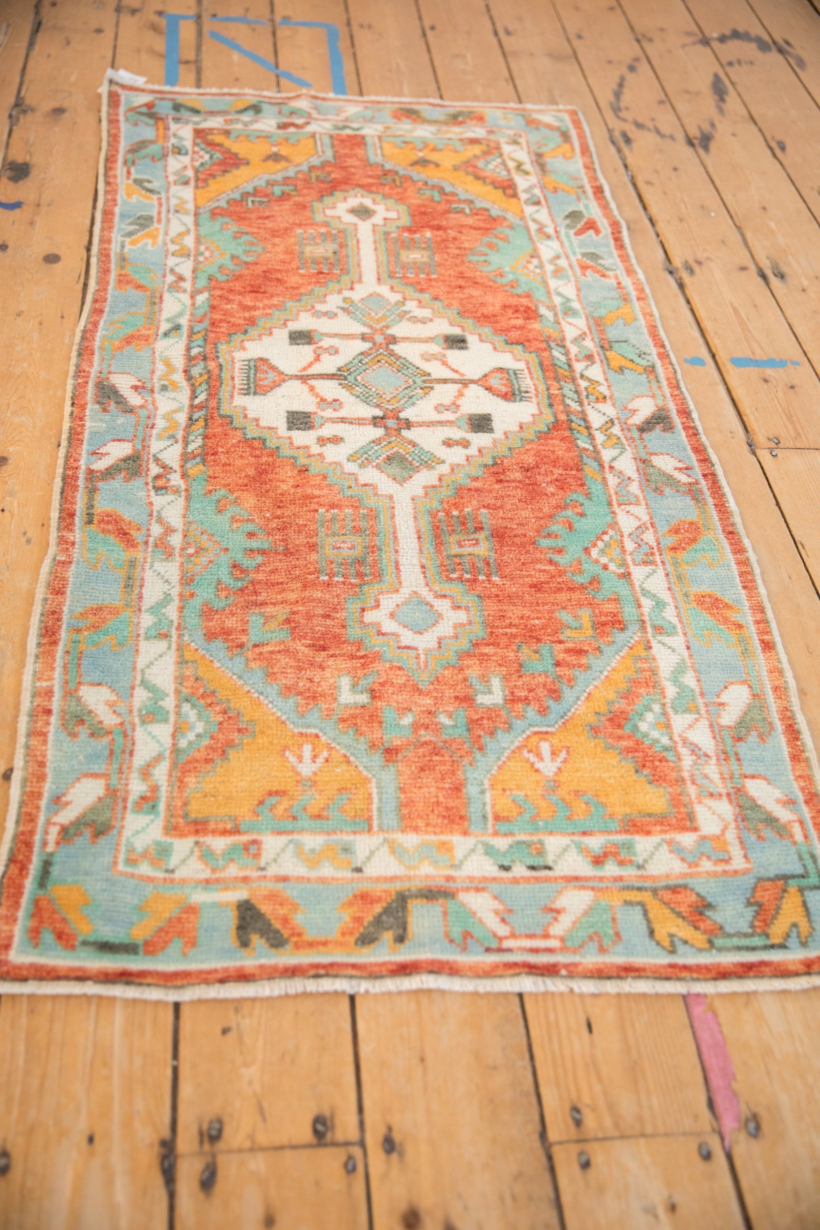 2.5x5.5 Vintage Oushak Rug Runner
