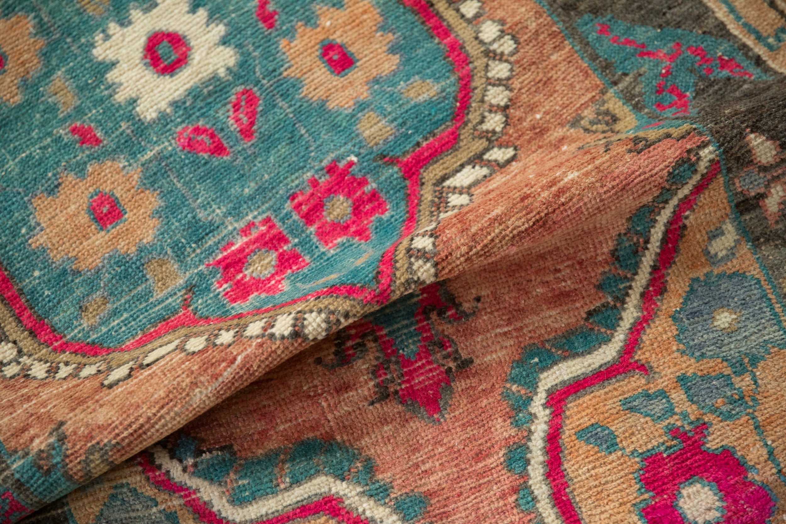 3x5.5 Vintage Distressed Oushak Rug