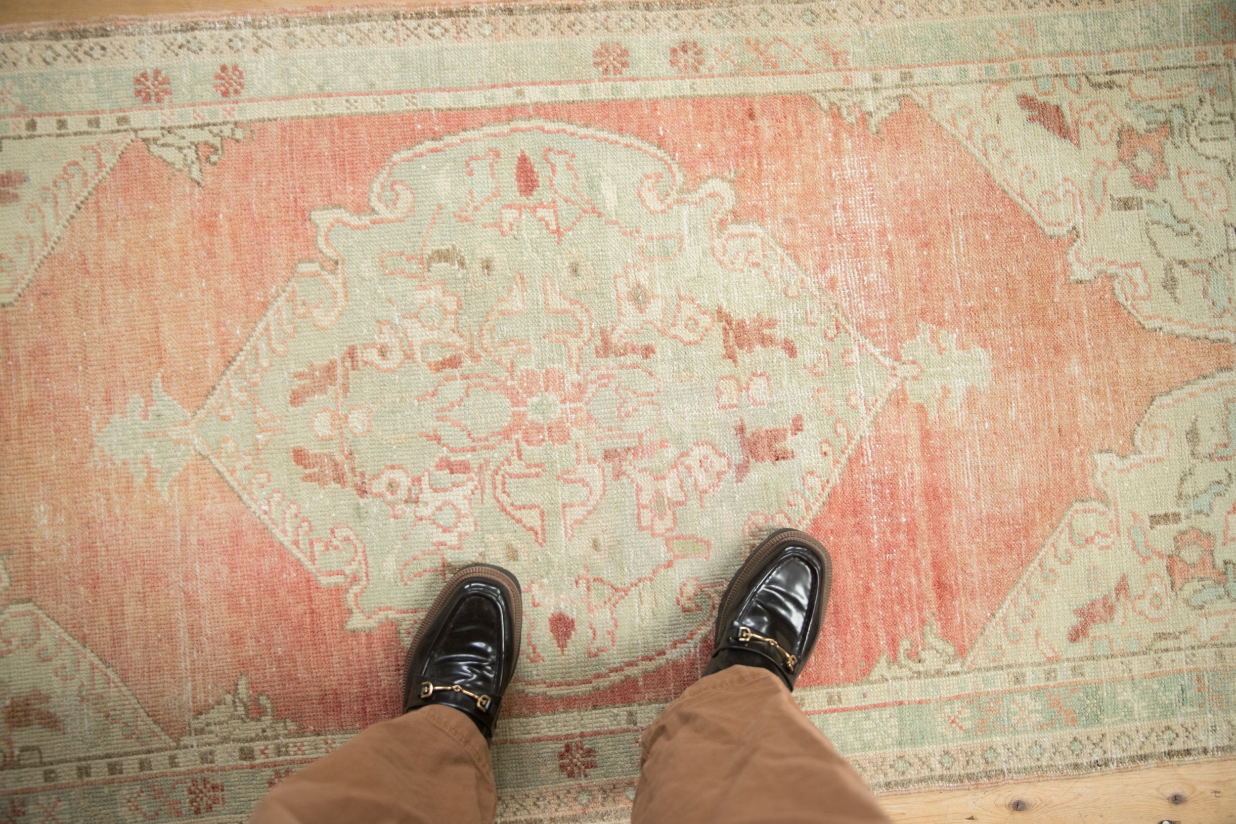 3x5.5 Vintage Distressed Oushak Rug