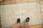 2.5x4.5 Vintage Distressed Oushak Rug