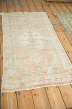 2.5x4.5 Vintage Distressed Oushak Rug