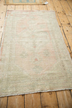 2.5x4.5 Vintage Distressed Oushak Rug
