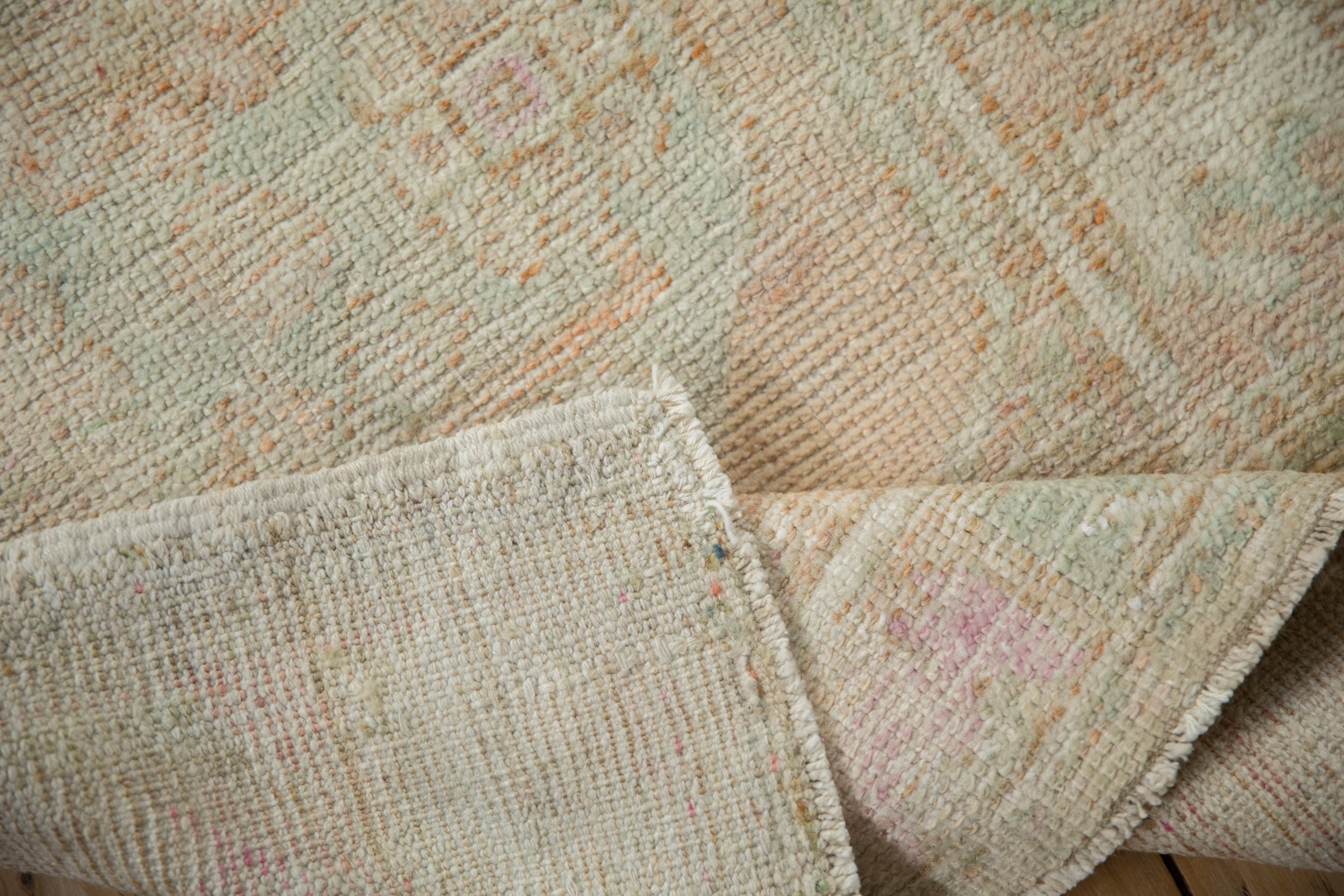 3x4.5 Vintage Distressed Oushak Rug