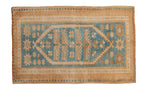 2.5x4 Vintage Distressed Oushak Rug