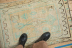 2.5x3.5 Vintage Distressed Oushak Rug