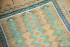 2.5x3.5 Vintage Distressed Oushak Rug