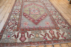 5.5x8.5 Vintage Distressed Oushak Carpet
