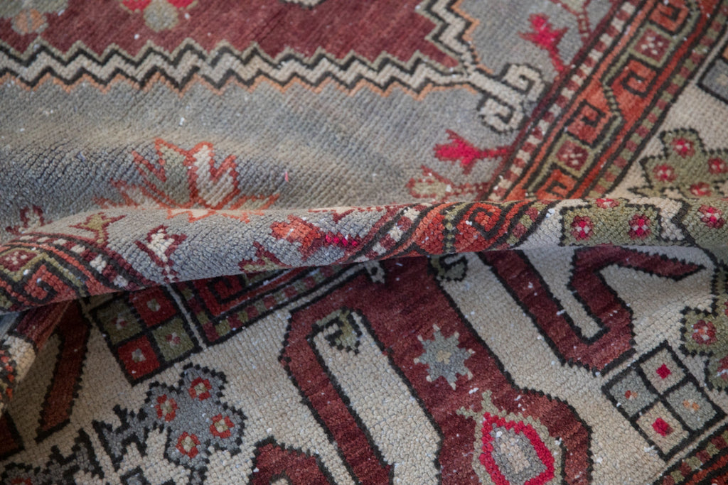 5.5x8.5 Vintage Distressed Oushak Carpet