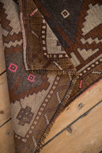 1.5x3.5 Vintage Distressed Kars Rug Mat Runner