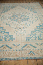 6x9.5 Vintage Distressed Oushak Carpet