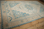 6x9.5 Vintage Distressed Oushak Carpet